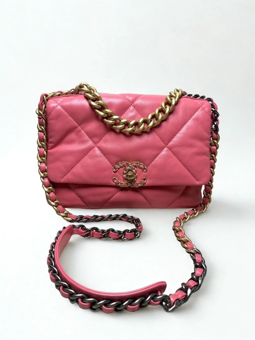 Chanel Chanel 19 Flap Bag — Pink Lambskin